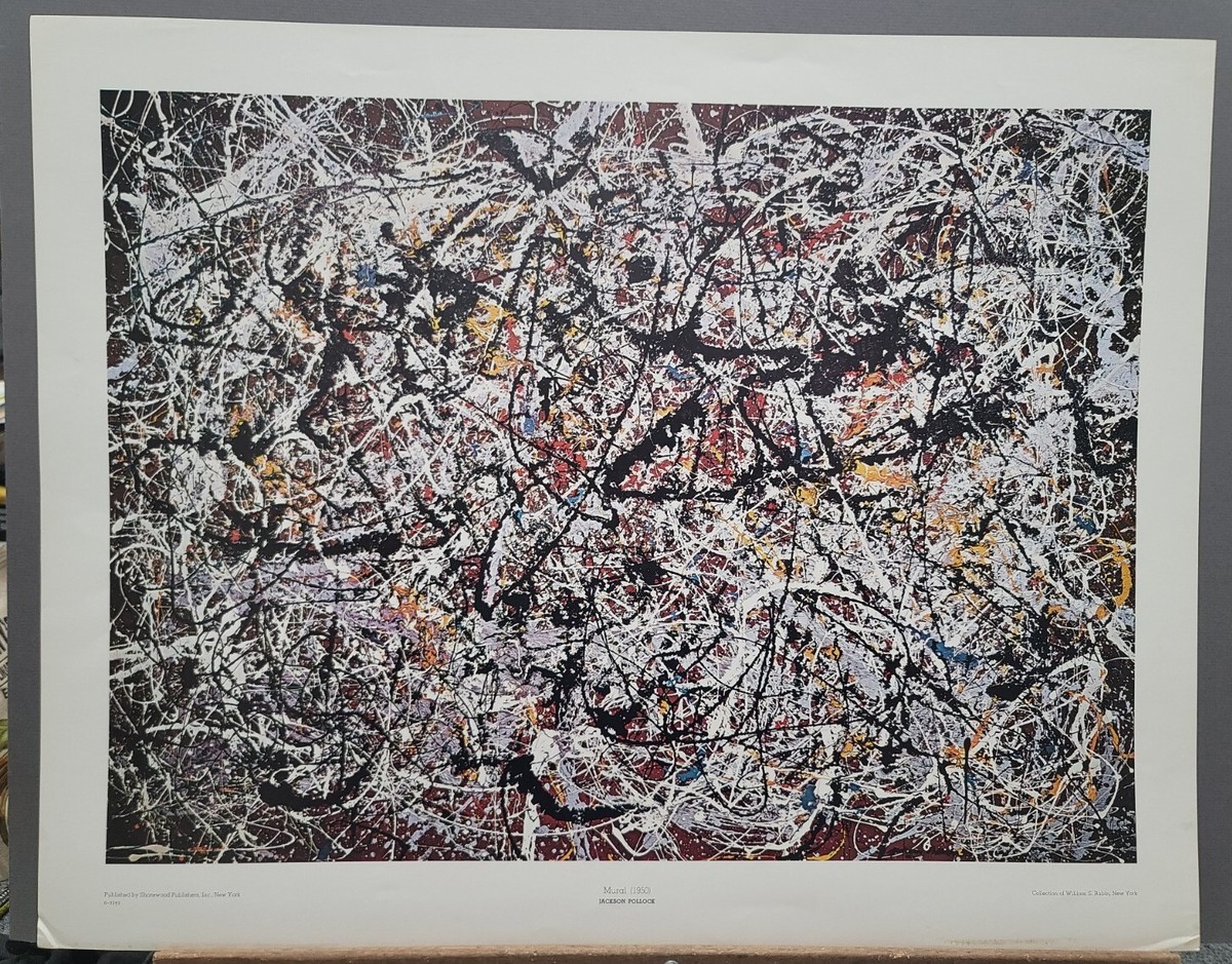 Jackson Pollock Vintage Print 
