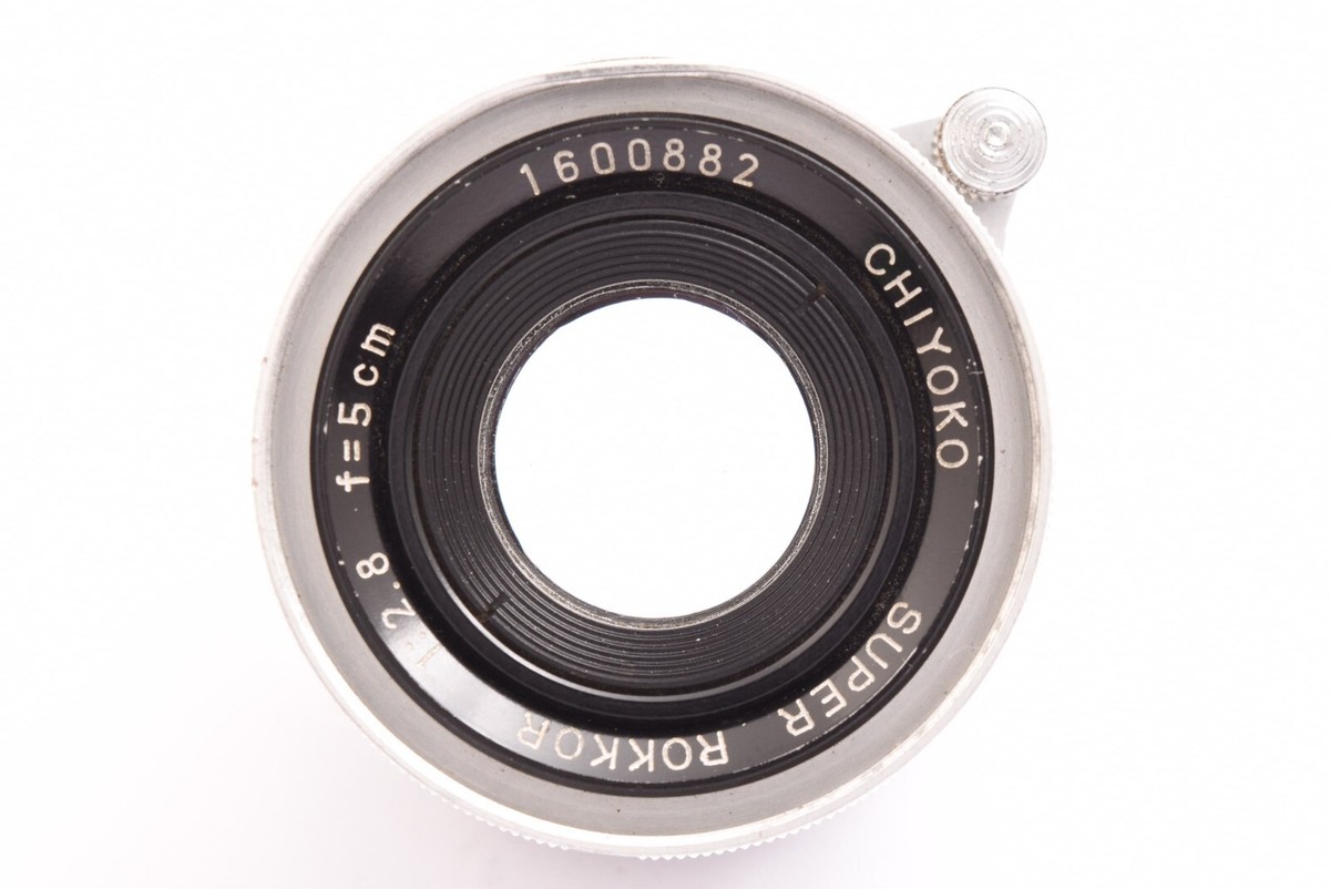 CHIYOKO SUPER ROKKOR 50mm f2 ライカL39マウント CHIYOKO SUPER ROKKOR 50mm F2.8 Leica 39mm LTM #1600882 kjm 129-131