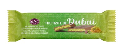 Dubai Schokolade 1 Tafel Elit 30g mit Pistazien und Kadayif Füllung