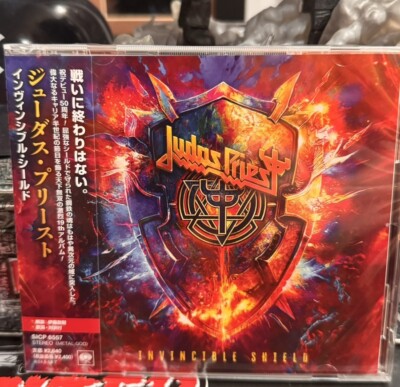 JUDAS PRIEST INVINCIBLE SHIELD JAPAN CD Jewel Case Iron Maiden Heavy Metal