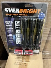 Smart tech Ever Bright Brightbeam tactical 3 pack Brand New IN bOX