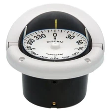 RITCHIE NAVIGATION128-HF742W COMPASS HELMSMAN FLUSH OPN WHT