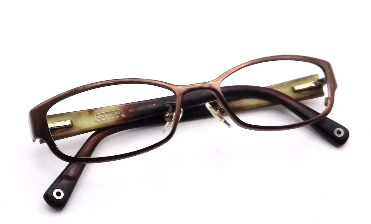Vintage COACH Willow HC5007 Black and Pink Metal and Plastic Frames Coach Eyeglasses Women HC 5007 Willow 9045 Sand Full Rim  main image 4