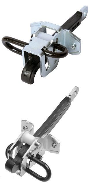 Cale de porte arrière BMW Série 5 E39 en acier noir pour berline