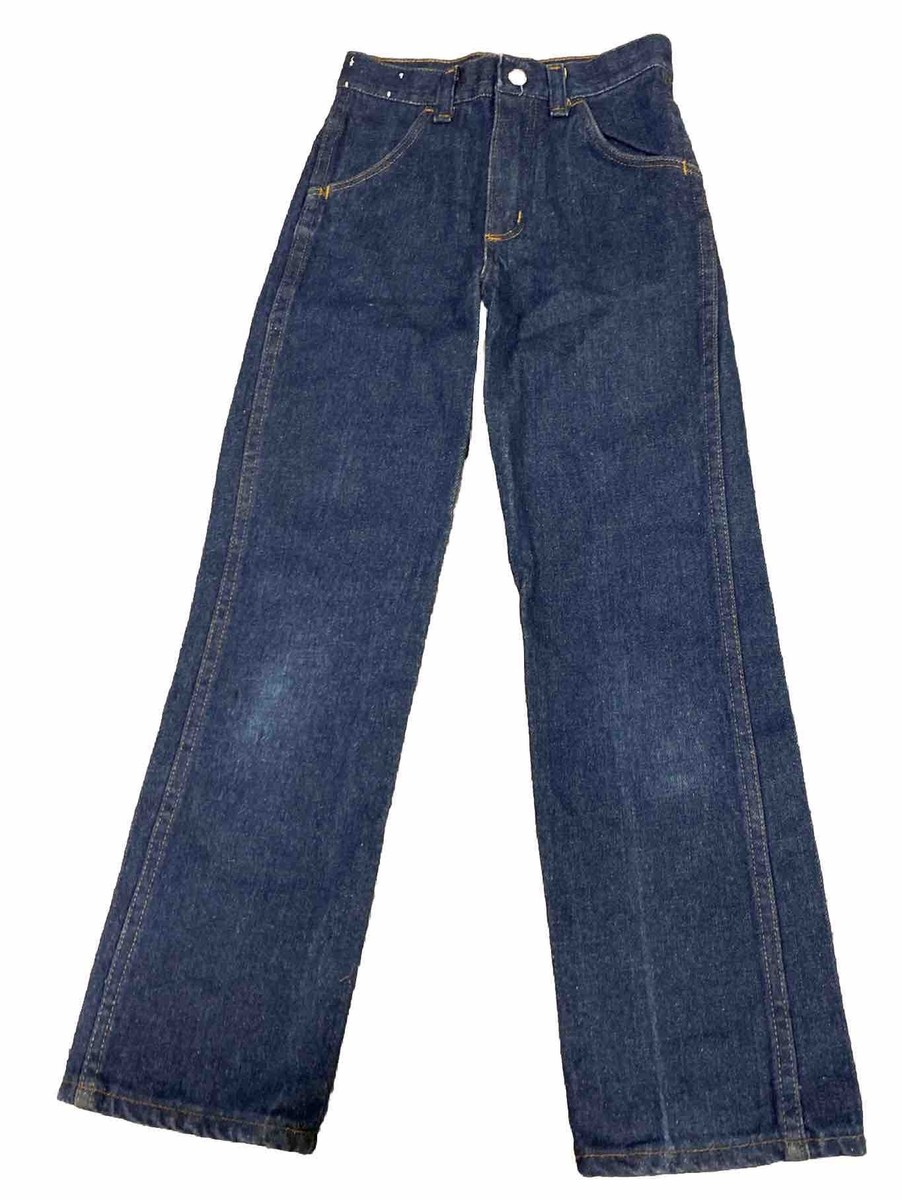 Vintage Rustler Brand Boys Kids Youth Denim Jeans Size 10 Slim