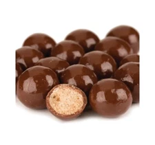 Milk Chocolate Malt Balls REDUCED SUGAR Candy 2 lbs Free Shipping