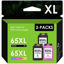 65-XL Ink Cartridge For HP 65XL Deskjet 2600 2652 2636 ENVY 5010 5052 5055 Print