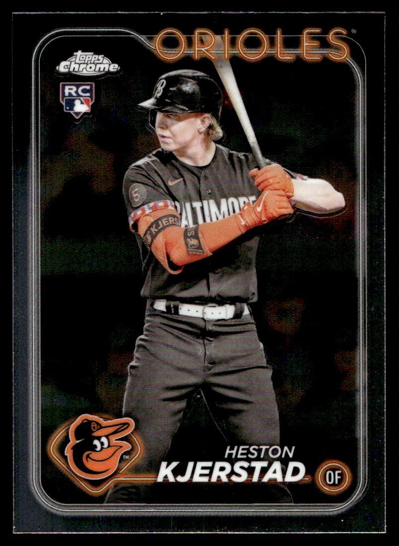 Heston Kjerstad 2024 Topps Chrome Rookie Card RC #142 Baltimore Orioles