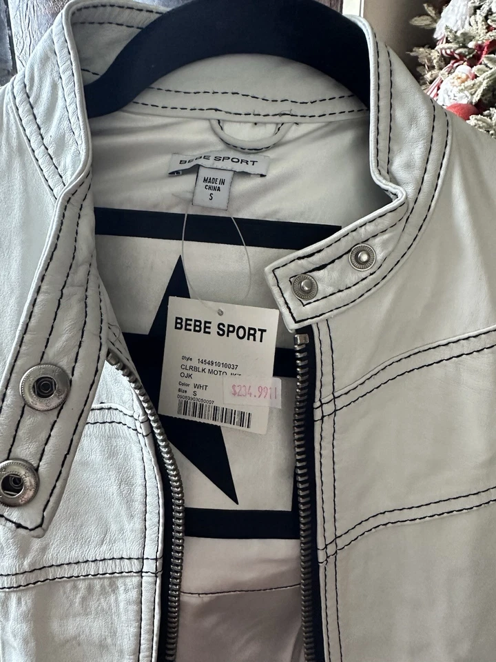 Bebe Leather Jacket Brand New With Tags Small - Image 2 of 4