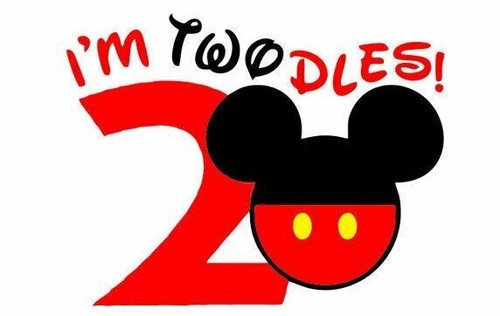 DISNEY MICKEY MOUSE I'M TWODLES SECOND 