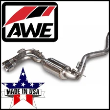 AWE Touring Axle-Back Exhaust Kit fits 12-20 BMW 328i 330i 428i 430i Sedan 2.0L