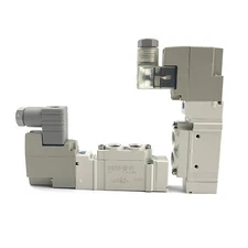 SMC SY5120-5D-01 Air Control Valve Body Ported Subplate Included, 4-Way New