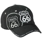 Route 66 USA CAP - WESTERN - COUNTRY - Black UNISEX