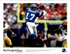 BR59 Rare Original Color Photo PLAXICO BURRESS New York Giants Green Bay Packers