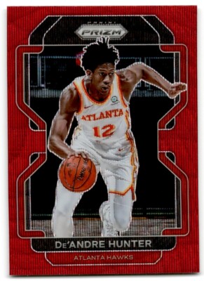 2021-22 Panini Prizm Ruby Wave De'Andre Hunter Atlanta Hawks #73