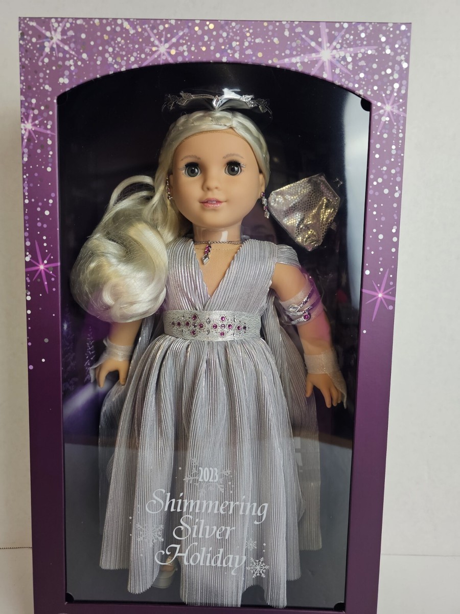 American Girl 2023 Shimmering Silver Holiday Collector Doll