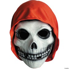 Hood Fiend Latex Mask - One Size Misfits American Psycho Cover Red