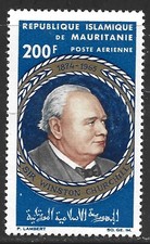Mauritania, Scott #C43, 200fr Winston Churchill, MNH