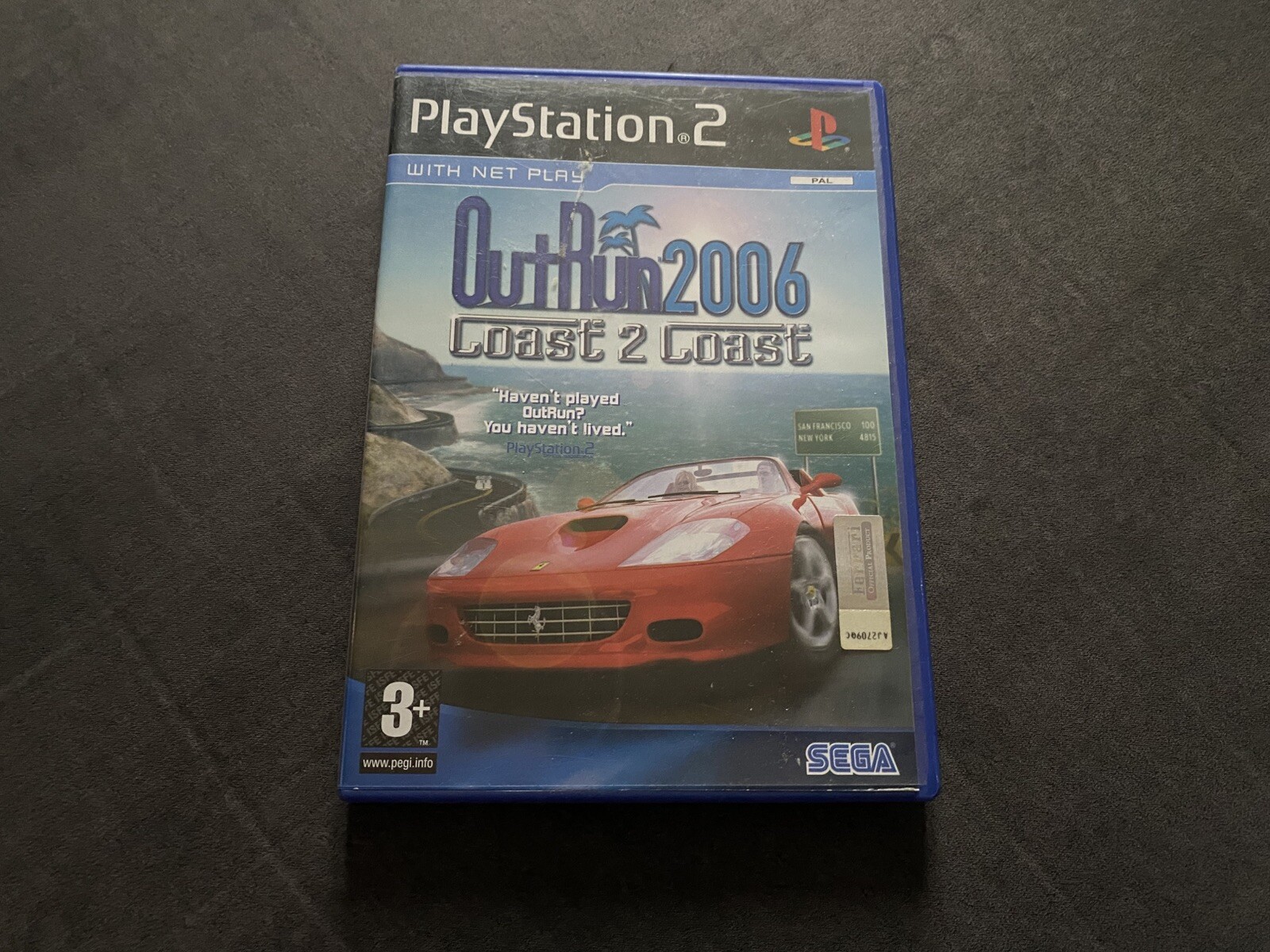 OUTRUN 2006 COAST 2 COAST SONY PLAYSTATION 2 PS2 EDITION PAL COMPLET