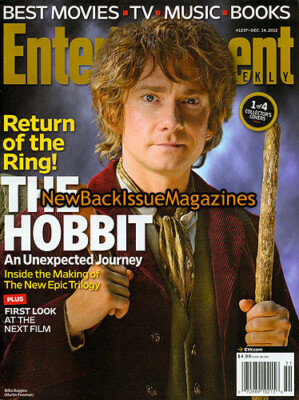 Entertainment Weekly 12/12,Bilbo Baggins,Cover 1 of 4,The Hobbit,December 2012
