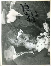 Clayton Moore Psa Dna Coa Crimson Ghost Autograph 8x10 Photo Hand Signed