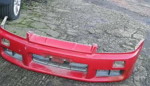 Nissan Skyline Jdm R34 Gtt Gts Pare Chocs Avant Rouge Ebay