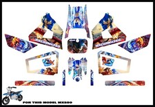 Razor MX350 NEW MODEL graphics kit decals THICK AND HIGH GLOSS