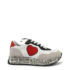LOVE MOSCHINO WOMEN SNEAKERS STYLE JA15314G1DIE4_10B WHIT SIZE EUR 39/ US 9