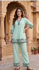 Women Co-ord Set Kurti With Pant Designer Look.size S To Xxl.