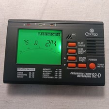 Cecilio 92-D Chromatic String Tuner Metronome All in One LCD Display Tested