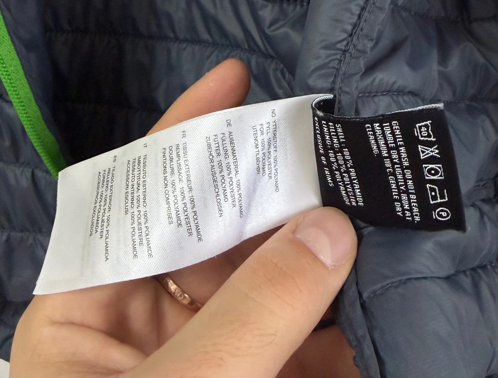 Norrøna Falketind PrimaLoft 60 Cool Black Jacket Outdoor - product detail image 8