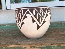 VERY NICE LARGE RARE DREW LEWIS ACOMA PUEBLO POTTERY N R.