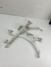 Lot de 2 ancien support de lavabo vintage en fer / fonte émaillé année 30