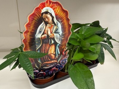 Our Lady of Guadalupe Acrylic Garden Stake, New #ALM-024-R2