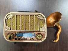 AM/FM/SW Radio Bluetooth 6.0, 5W Speaker USB TF Retro Portable Radio