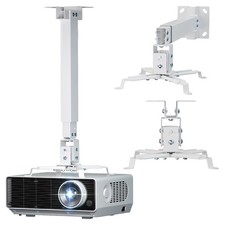 Projector Mount Ceiling Wall Universal 3-in-1 Bracket Extension Pole 44lbs