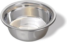 Pets Small Lightweight Stainless Steel Dog Bowl 16 OZ Food and Water Dish