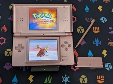 Nintendo DS Lite Metallic Rose w/Charger, Stylus, & 2 Random Games - A025