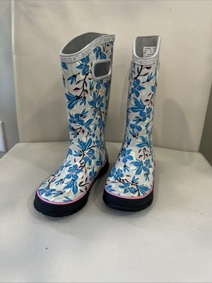 Girl s Bogs Skipper Magnolia Kid s Rain Boot - Rainbow Oyster Kids 12