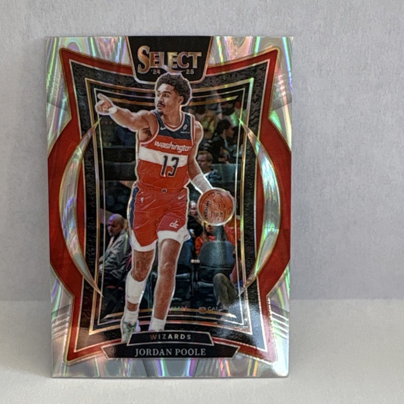 Panini Select 2024-25 Jordan Poole #17 Washington Wizards NBA Prizm Concourse