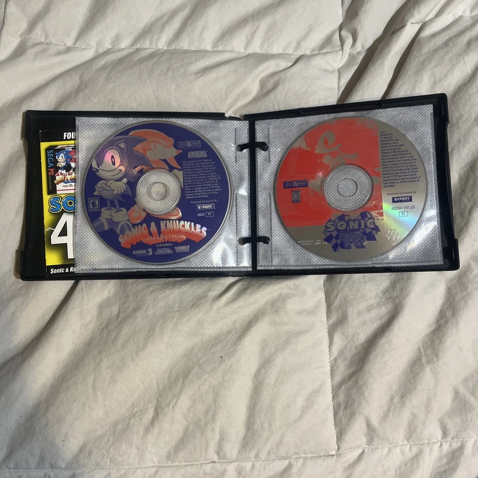 SEGA Sonic PC Sonic R Sonic & Knuckles  Smash Pack 2Collection Lot Windows 95/98 - Image 4 of 4