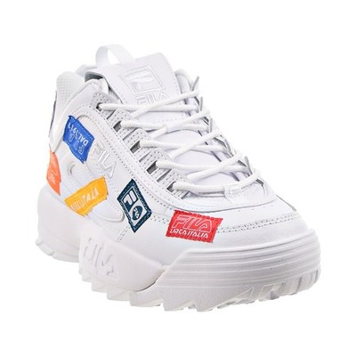 Fila Disruptor II 110th Year Anniversary Women's Shoes White-Multi 5xm01560-199