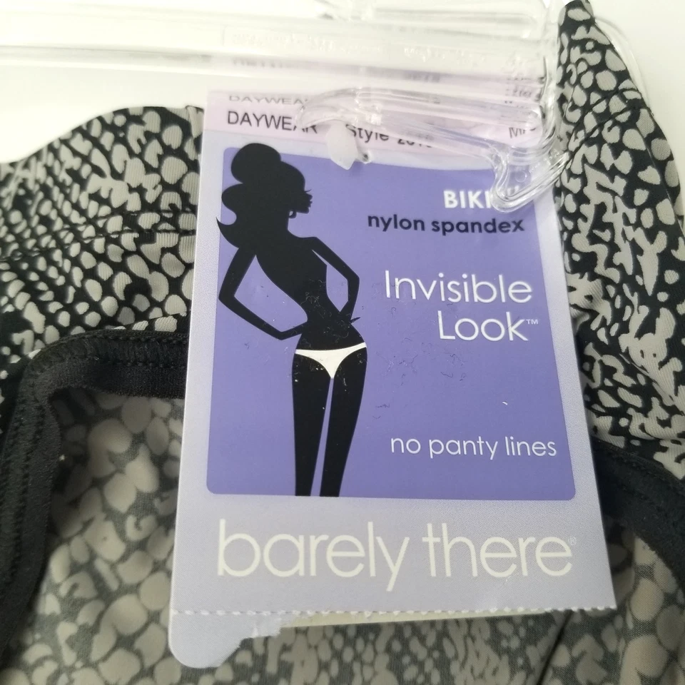 De colección. 4 pares de bragas de bikini de aspecto invisible Barely There 2 cordones talla M/6 Foto 3 de 4