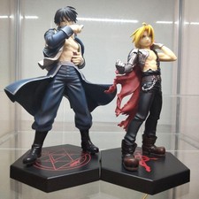Juego de figuras Roy Mustang Edward Elric auténtico anime coleccionable Japón usado