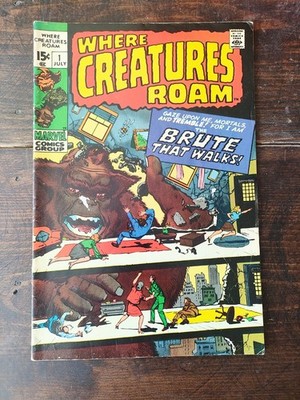 Where Creatures Roam #1 Very Good Condition