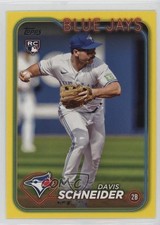 2024 Topps Series 1 Yellow Davis Schneider #189 Rookie RC 0rd2