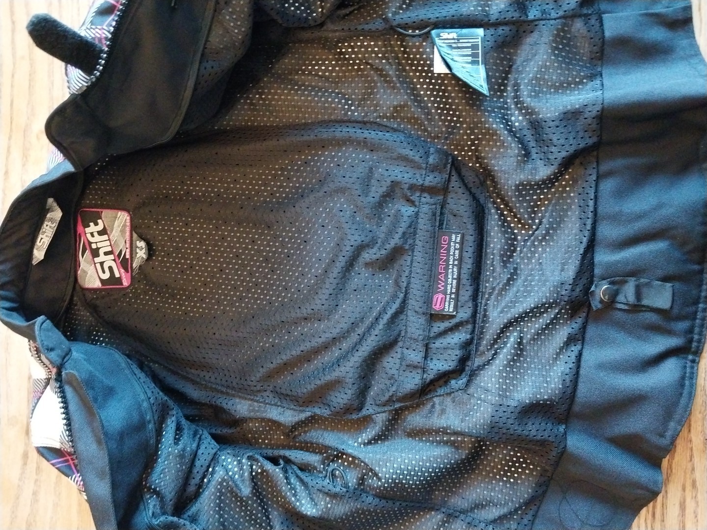 Shift Envy Plaid Jacket Armour Padding Motocross … - image 4