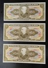 Brasilien Brazil 5 Cruzeiros 1960's Low (4) Serial #'s (8474-8478) Crispy UNC  — photo 3