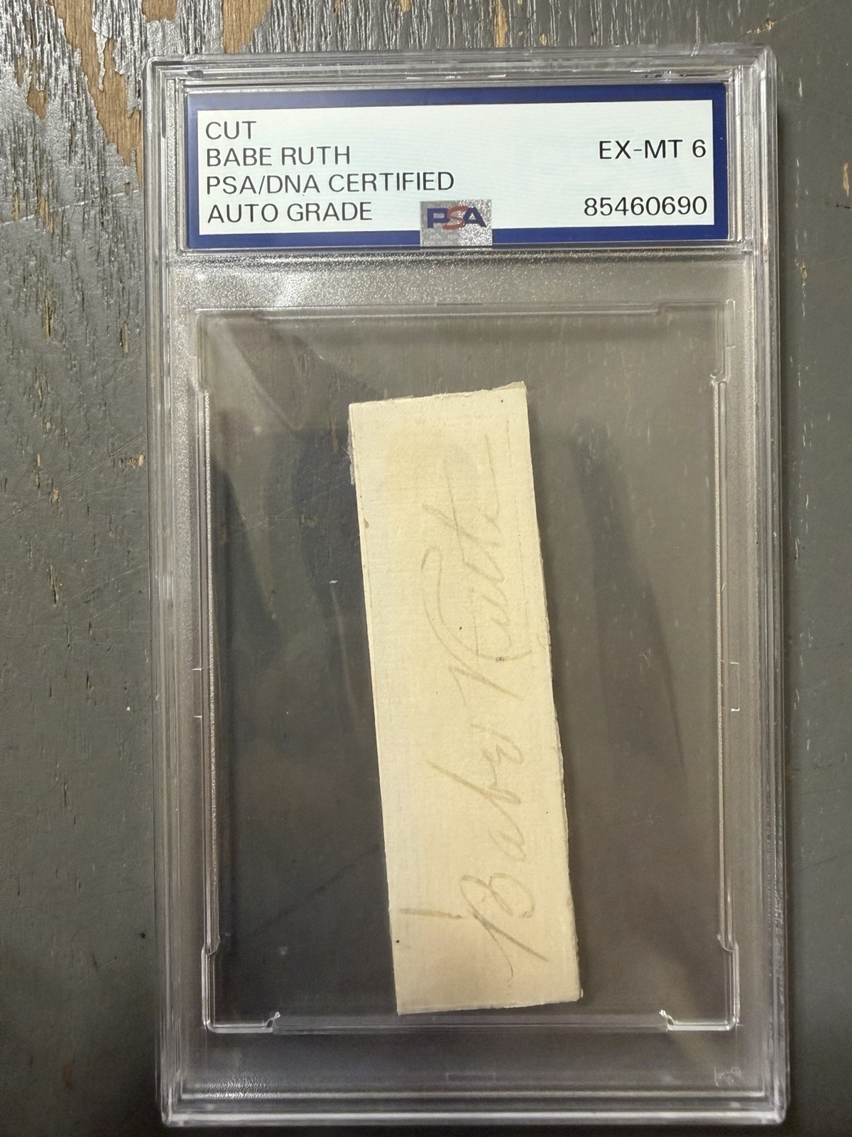 Babe Ruth Psa/dna Auto Grade 6 Signature Autograph Yankee Looks Better In Person