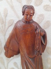 中式木雕在中国风雕像、雕像| eBay